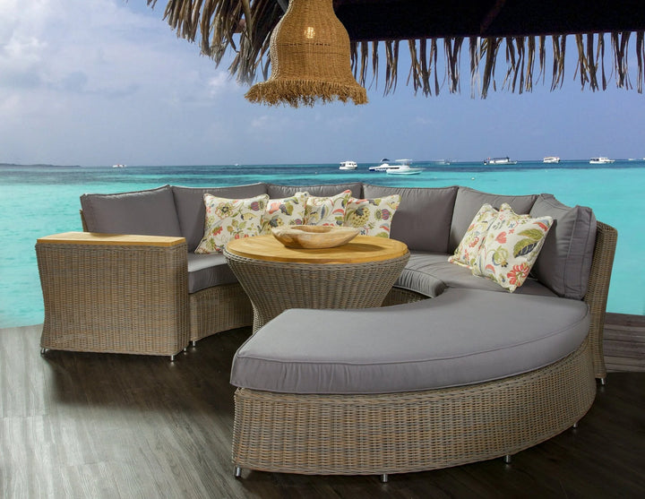 Padma's Plantation Barbados Outdoor Rounded Sofa
