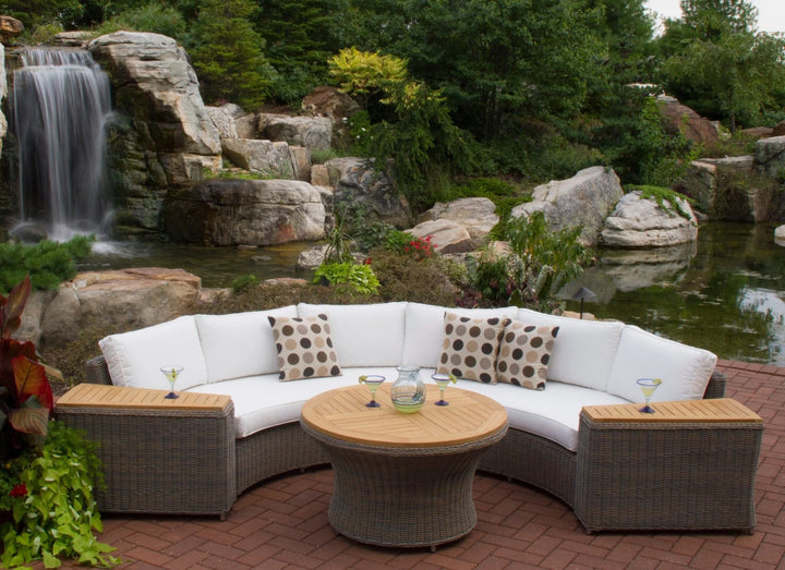 Padma's Plantation Barbados Outdoor Rounded Sofa
