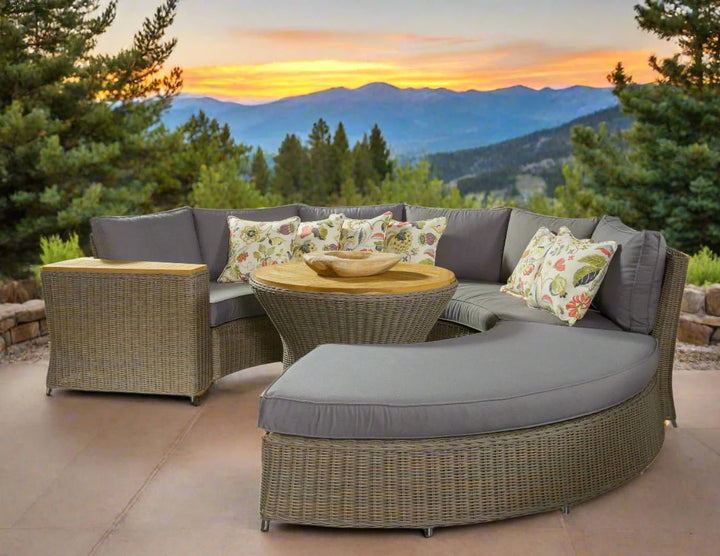 Padma's Plantation Barbados Outdoor Rounded Sofa