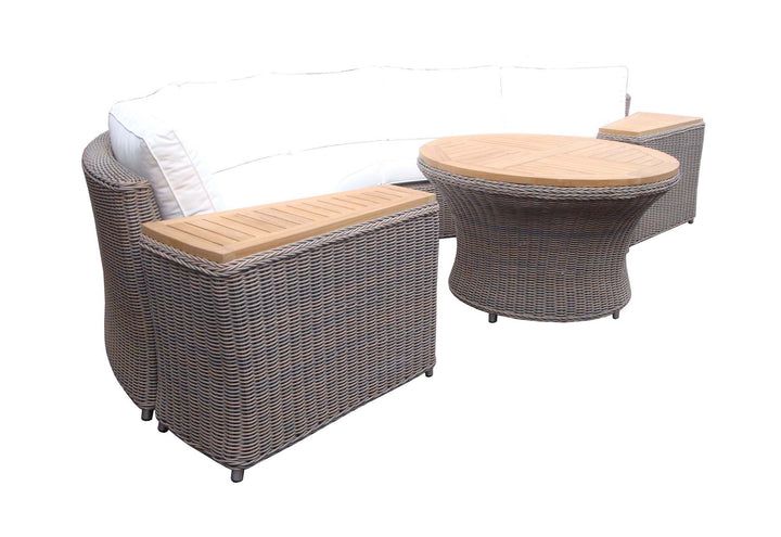 Padma's Plantation Barbados Outdoor Rounded Sectional Set