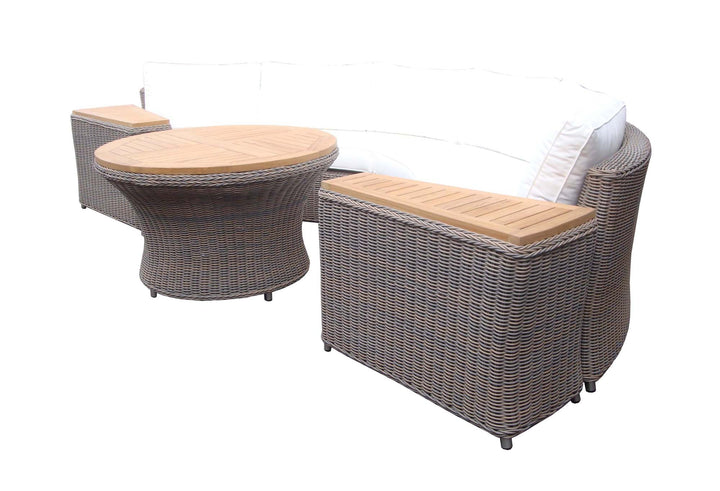 Padma's Plantation Barbados Outdoor Rounded Sectional Set