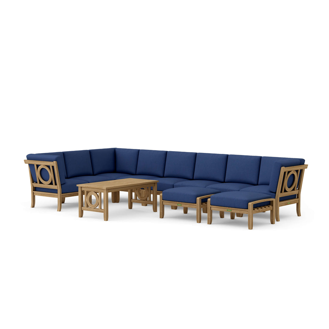 Anderson Teak 7-Piece Natsepa Modular Deep Seating Set