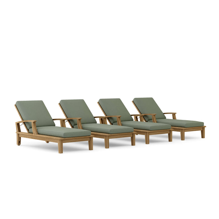 Anderson Teak 4-Piece Brianna Sun Lounger Set