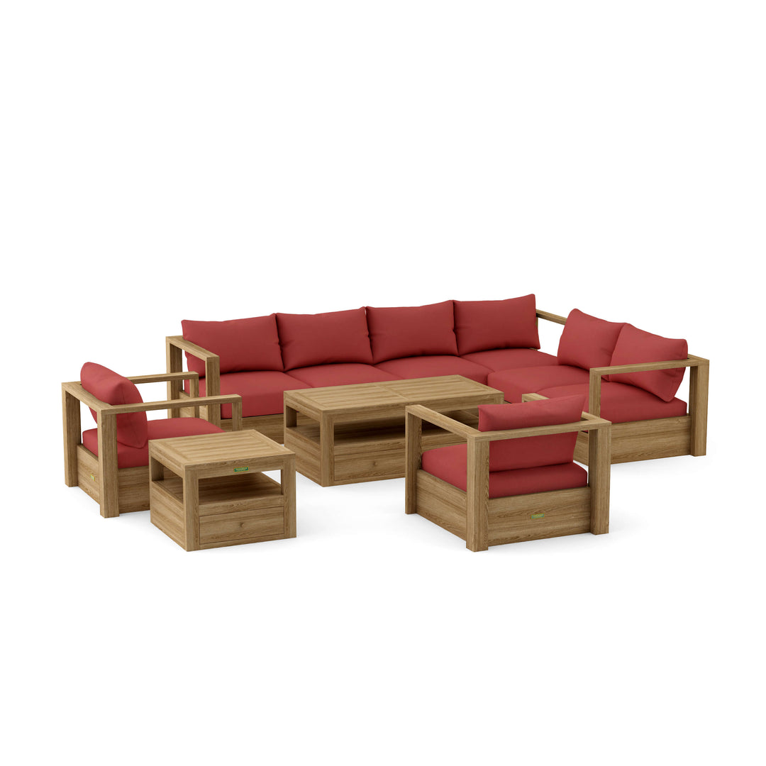 Anderson Teak 6-Piece Copacabana Modular Deep Seating Set