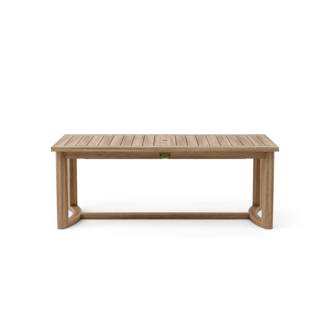 Anderson Teak 13-Piece Toscana Extension Dining Table Set