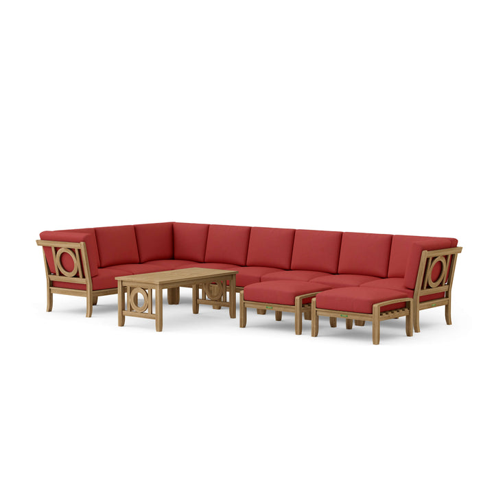 Anderson Teak 7-Piece Natsepa Modular Deep Seating Set