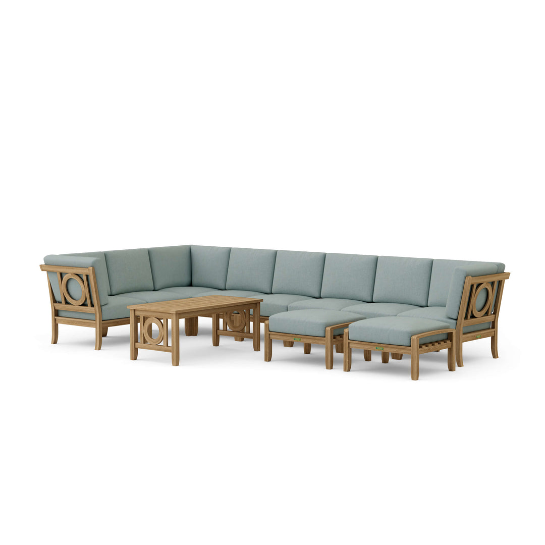 Anderson Teak 7-Piece Natsepa Modular Deep Seating Set