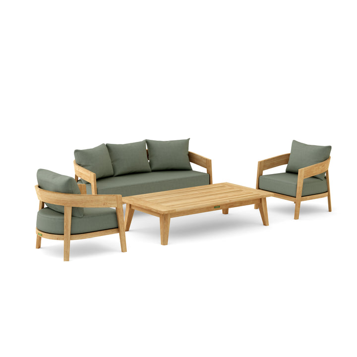 Anderson Teak 4-Piece Toscana Deep Seating Set