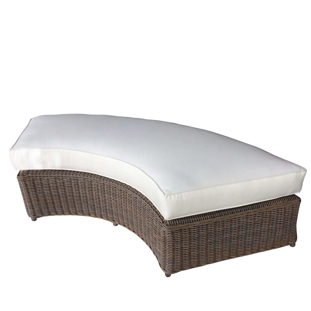 Padma's Plantation Outdoor Barbados Rounded Bench