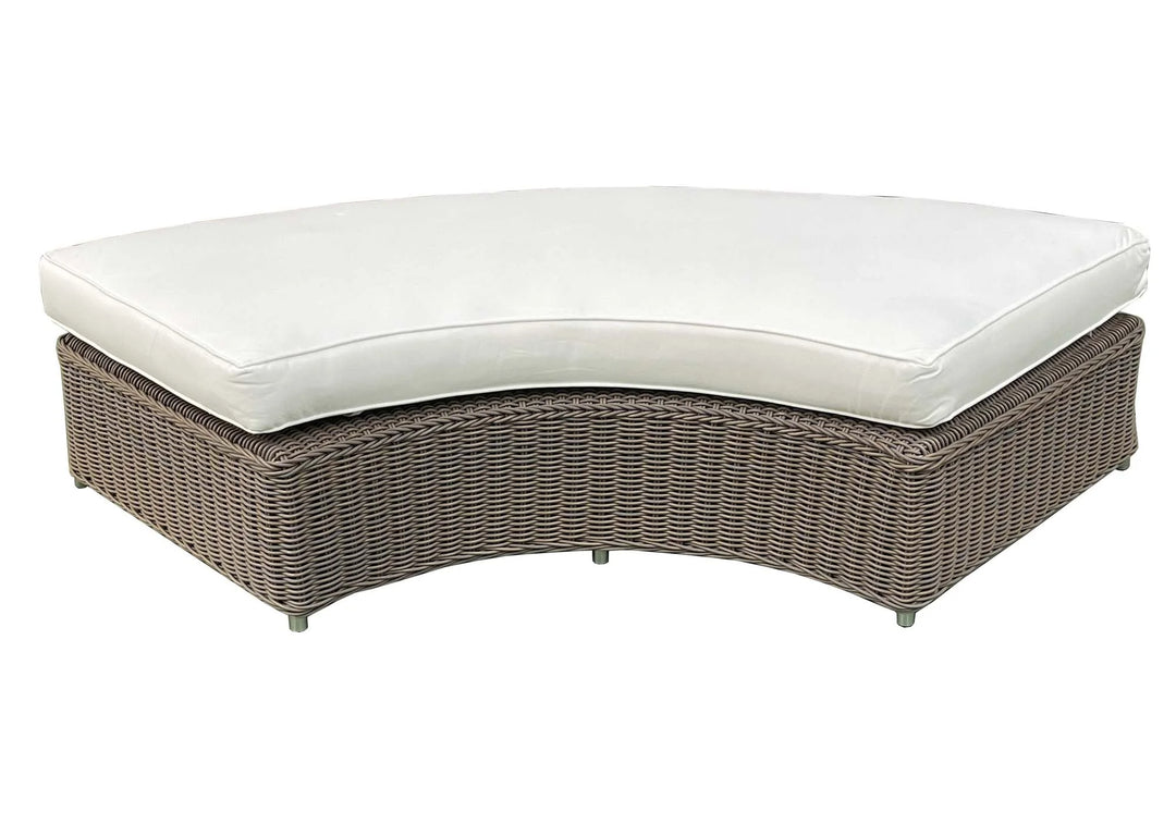 Padma's Plantation Outdoor Barbados Rounded Bench