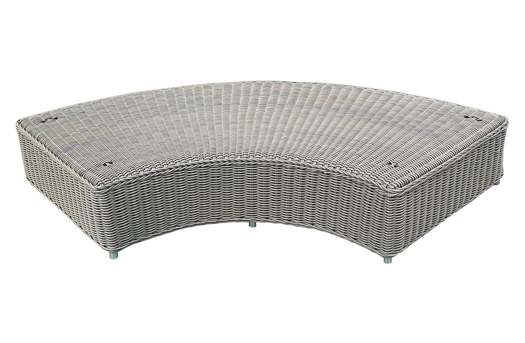 Padma's Plantation Outdoor Barbados Rounded Bench