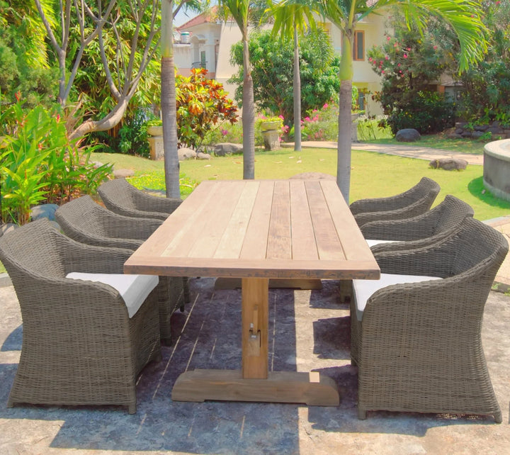 Padma's Plantation Outdoor Porto Fino Dining Table
