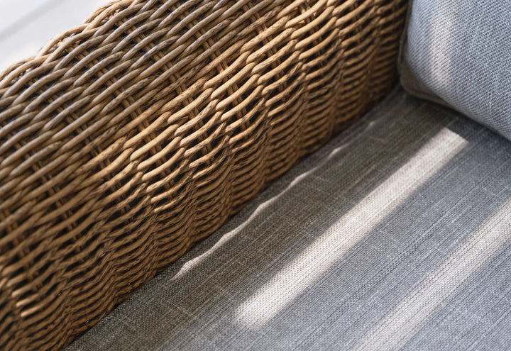 Outer Brown Wicker Outdoor 8-Seat U-Sectional