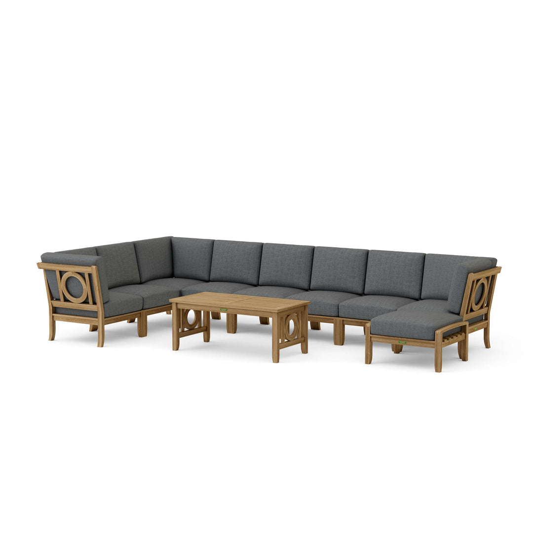 Anderson Teak 6-Piece Natsepa Modular Deep Seating Set