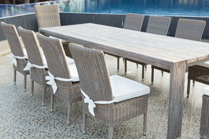 Padma's Plantation Ralph Reclaimed Teak Outdoor Dining Table