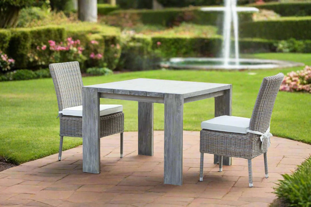 Padma's Plantation Ralph Reclaimed Teak Outdoor Dining Table - 39"
