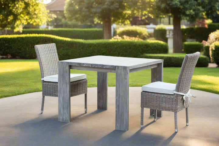 Padma's Plantation Ralph Reclaimed Teak Outdoor Dining Table - 39"