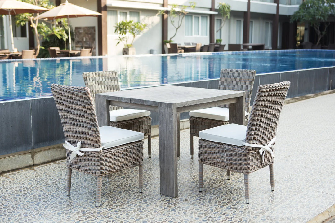Padma's Plantation Ralph Reclaimed Teak Outdoor Dining Table - 39"