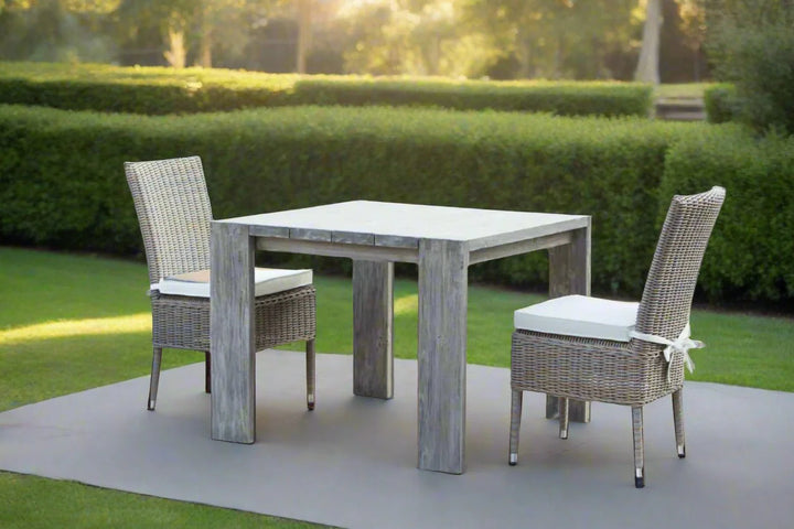 Padma's Plantation Ralph Reclaimed Teak Outdoor Dining Table - 39"