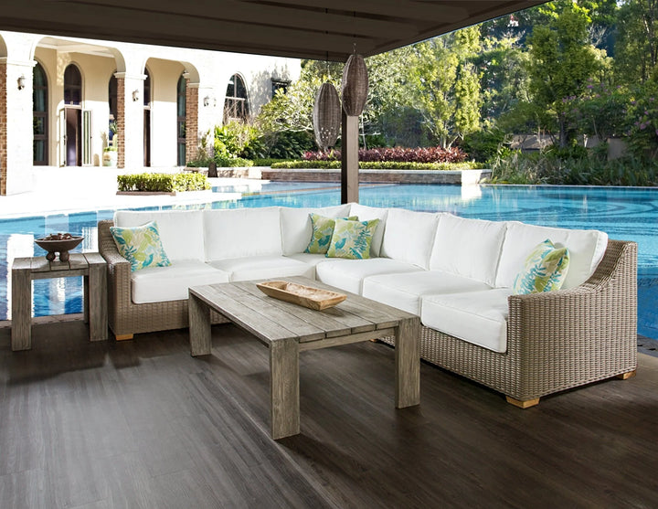 Padma's Plantation Nautilus Outdoor Sectional Set