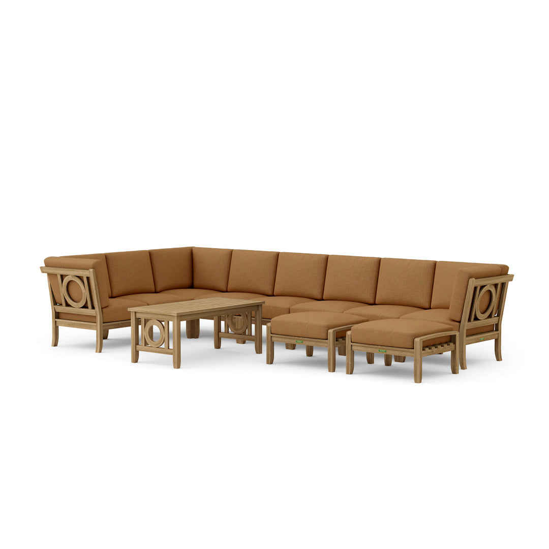 Anderson Teak 7-Piece Natsepa Modular Deep Seating Set