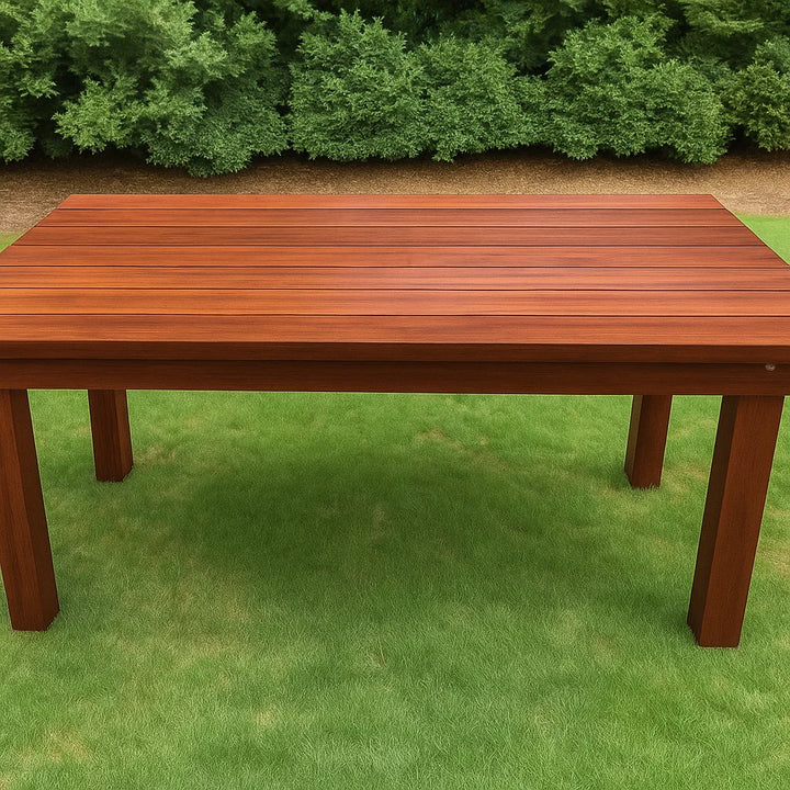 Farmhouse Redwood Dining Table