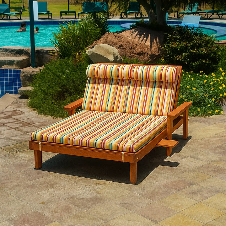 Summer Redwood Chaise Lounge