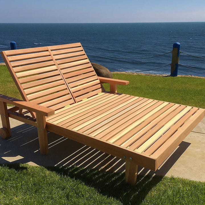 Summer Redwood Chaise Lounge