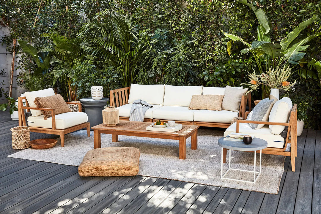 Outer Teak Outdoor 7-Seat U-Sectional