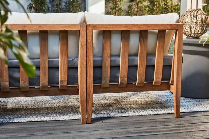 Outer Teak Outdoor 6-Seat U-Sectional