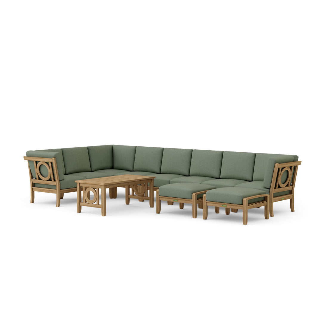 Anderson Teak 7-Piece Natsepa Modular Deep Seating Set