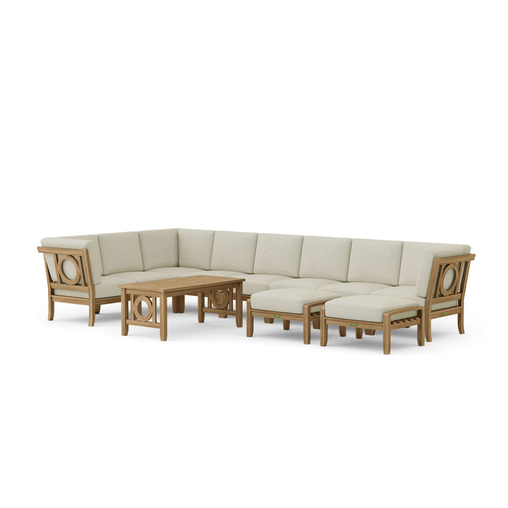 Anderson Teak 7-Piece Natsepa Modular Deep Seating Set